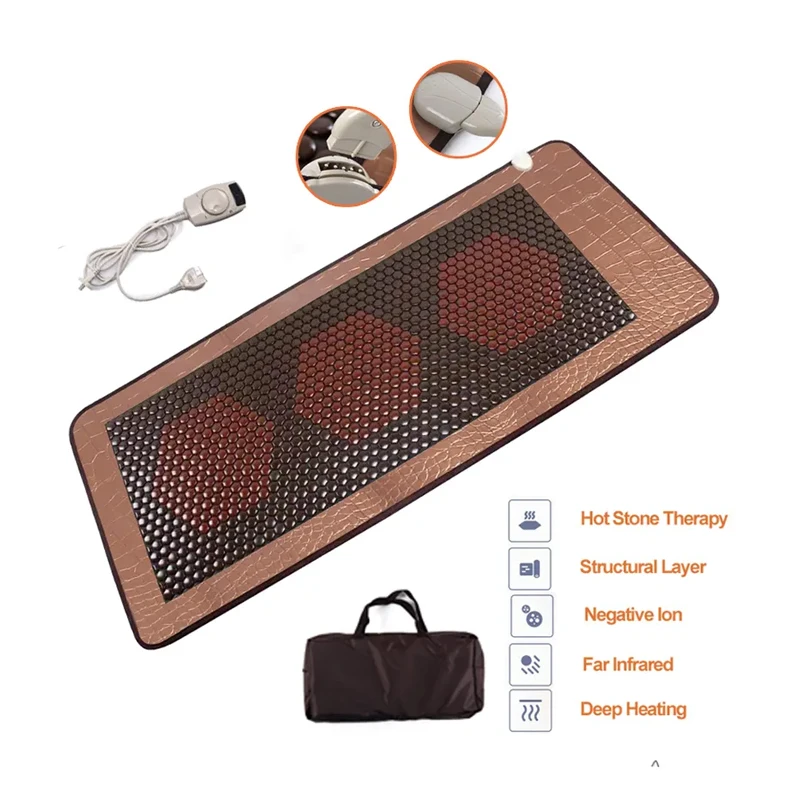 Pemf Pulsed Electromagnetic Field Therapy Devices Infrared Blanket With The Tourmaline Stone Jade Mat