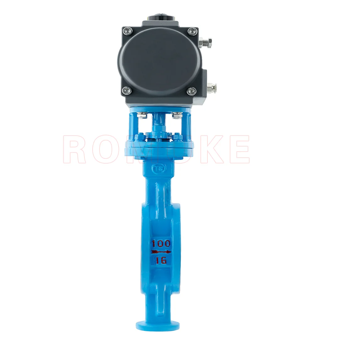 D673H/Y/F Pneumatic Wafer Type Metal Hard Seal Butterfly Valve