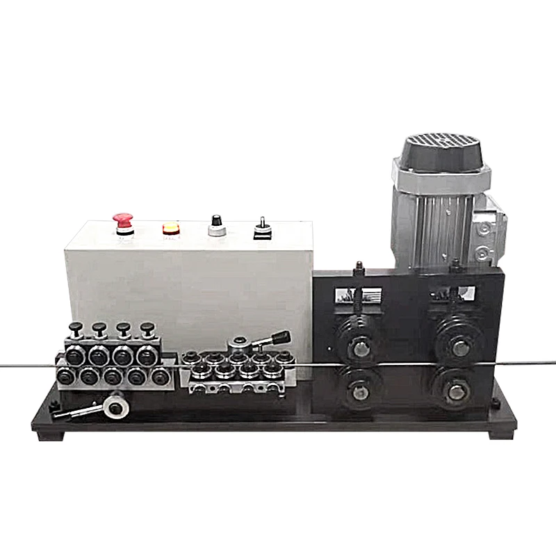 With 4 rollers feeder  GS1-2.5MM/14rollers galvanized wire straighten machine