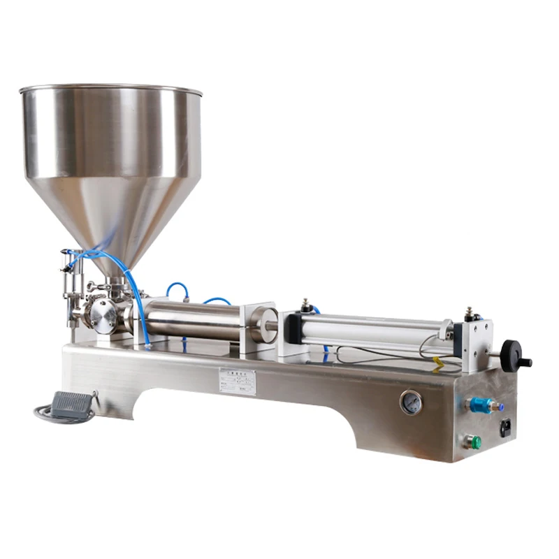 Semi-automatic Piston Bottle Viscous Liquid pneumatic filling machine For Liquid Honey Perfume Hand Sanitizer