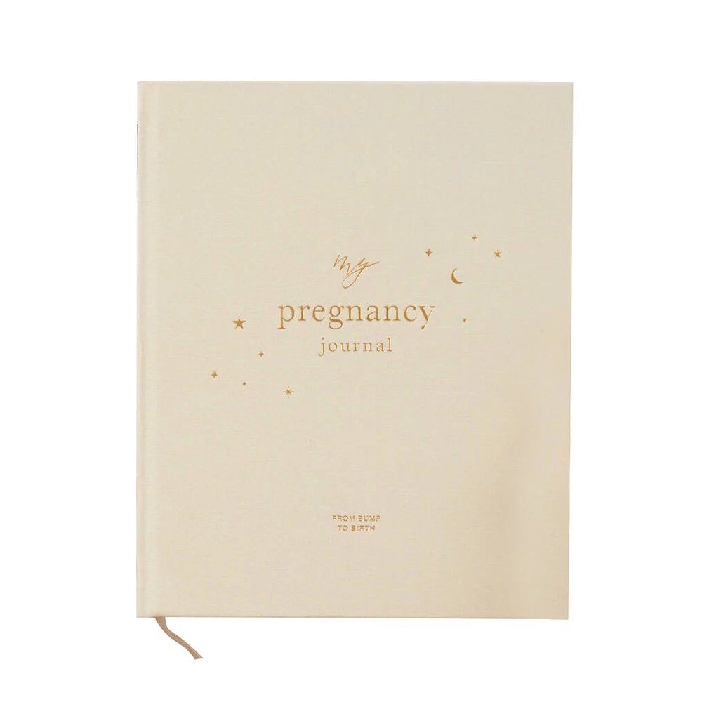 Custom Planner Linen Hardcover Pregnancy Journal Printed Contents Memories Mom Family Dairy Journal