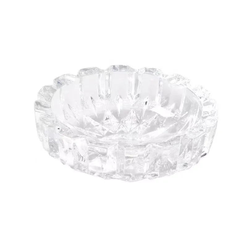 2024 The latest advanced minimalist style can be customized through white crystal ashtray