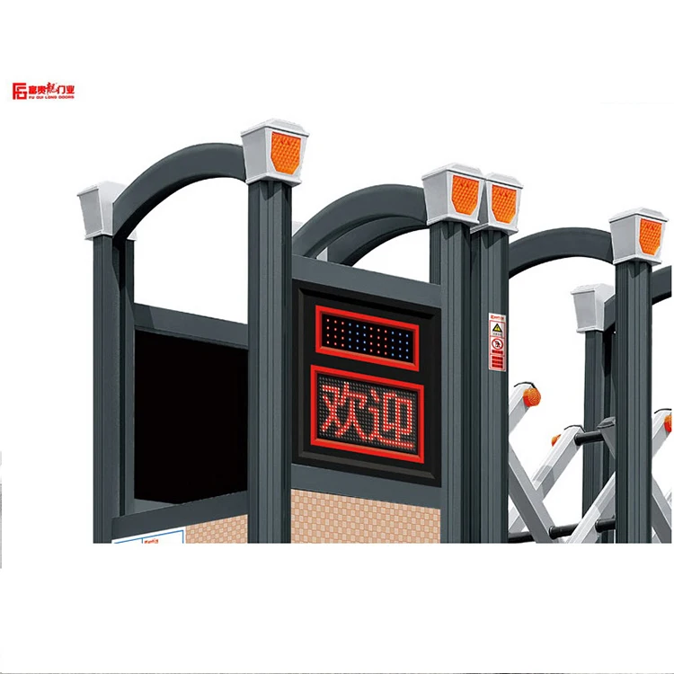 Разный дизайн, алюминиевые складные Заводские ворота, более стильные Автоматические Алюминиевые выдвижные двери