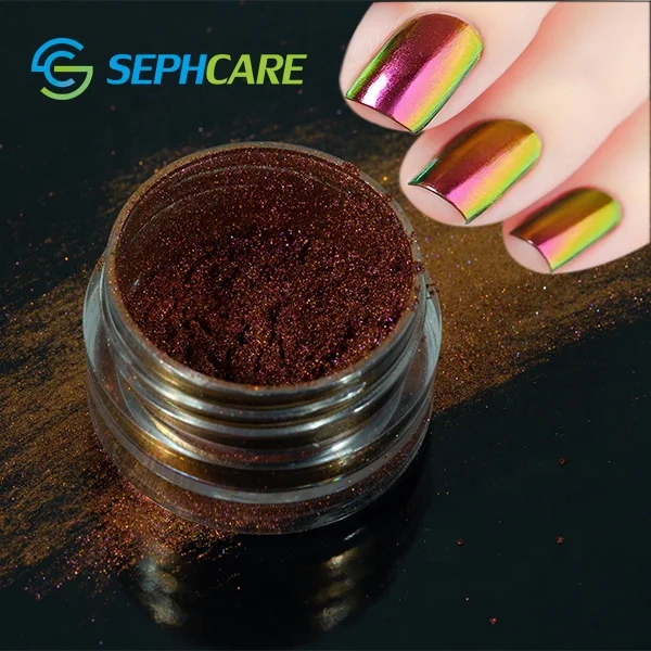 Sephcare высокий пигмент тени для век двойной Хромированный Цвет сменный Порошок Хамелеон косметики макияжа