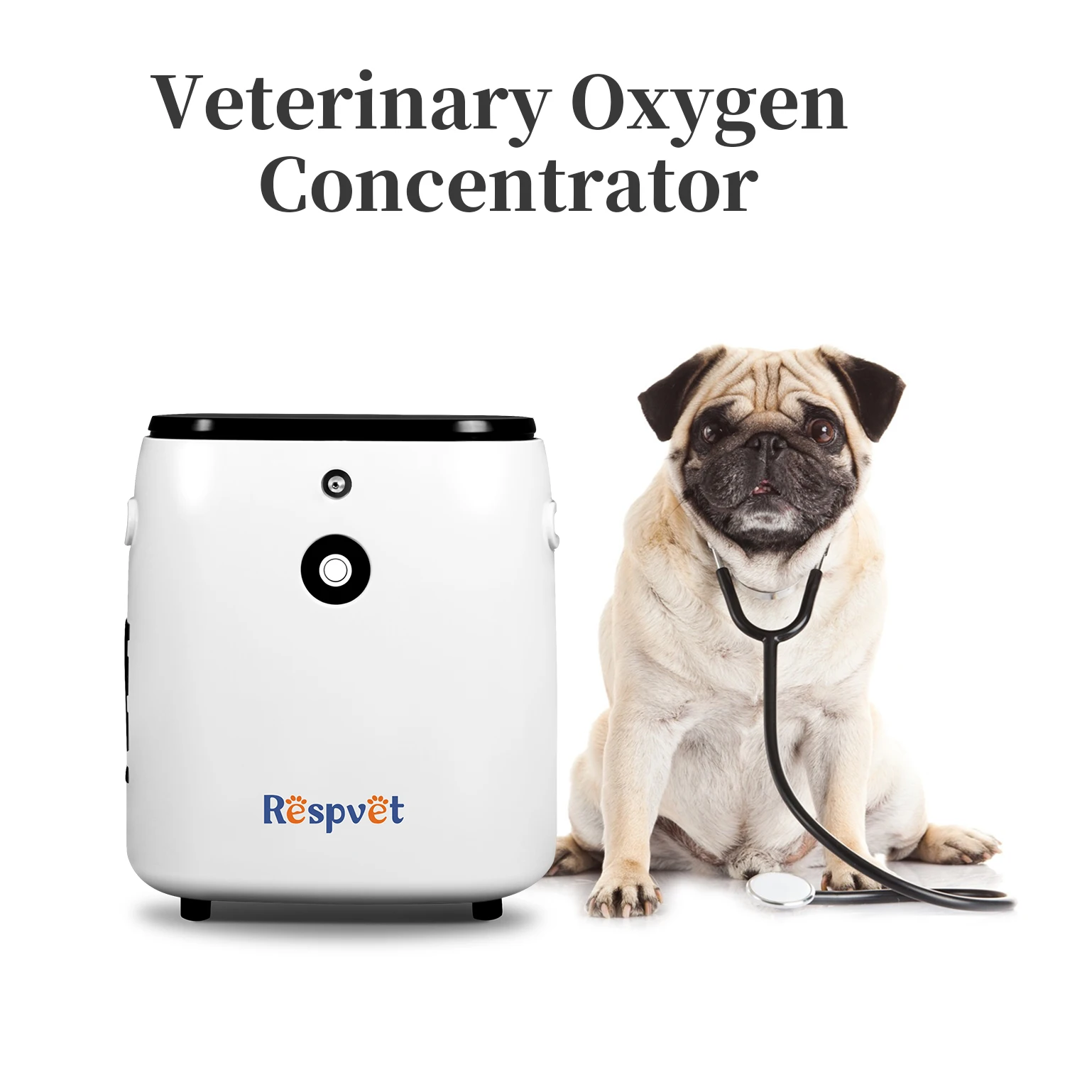 Rsepvet 1-7L Flow Dog Therapy Mini Vet For Animals Incubator Oxygen Concentrator