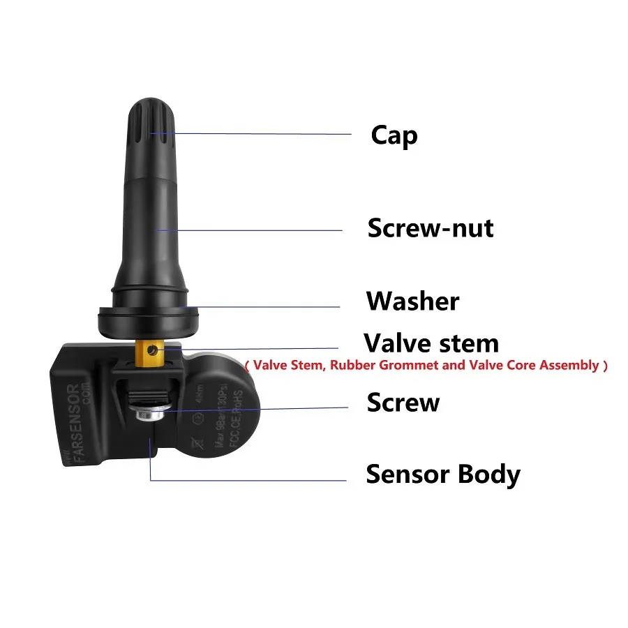Датчик давления в шинах Continental tpms 56029398AA для Dodge Challenger Fiat