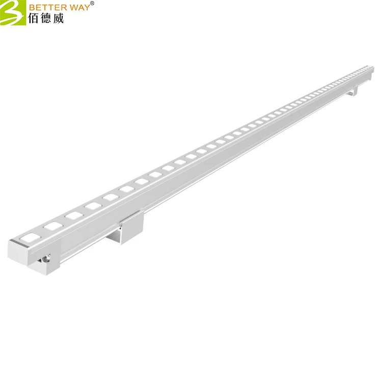 IP67 12 Вт сверхъяркий строительный стержень 1000 см Светодиодный линейный светильник малого размера алюминий