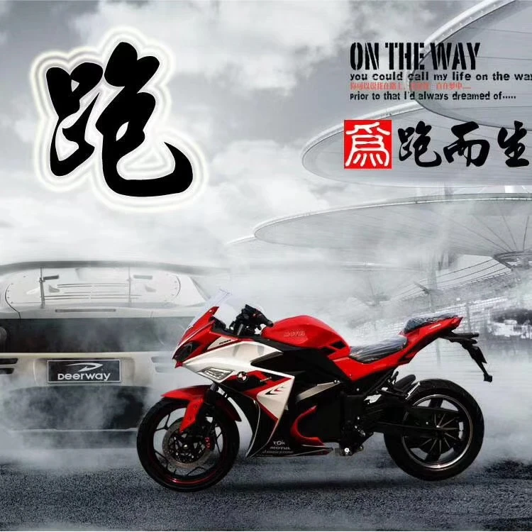 Modern City Off Road Front And Rear Disc Brakes Electric Motorcycle