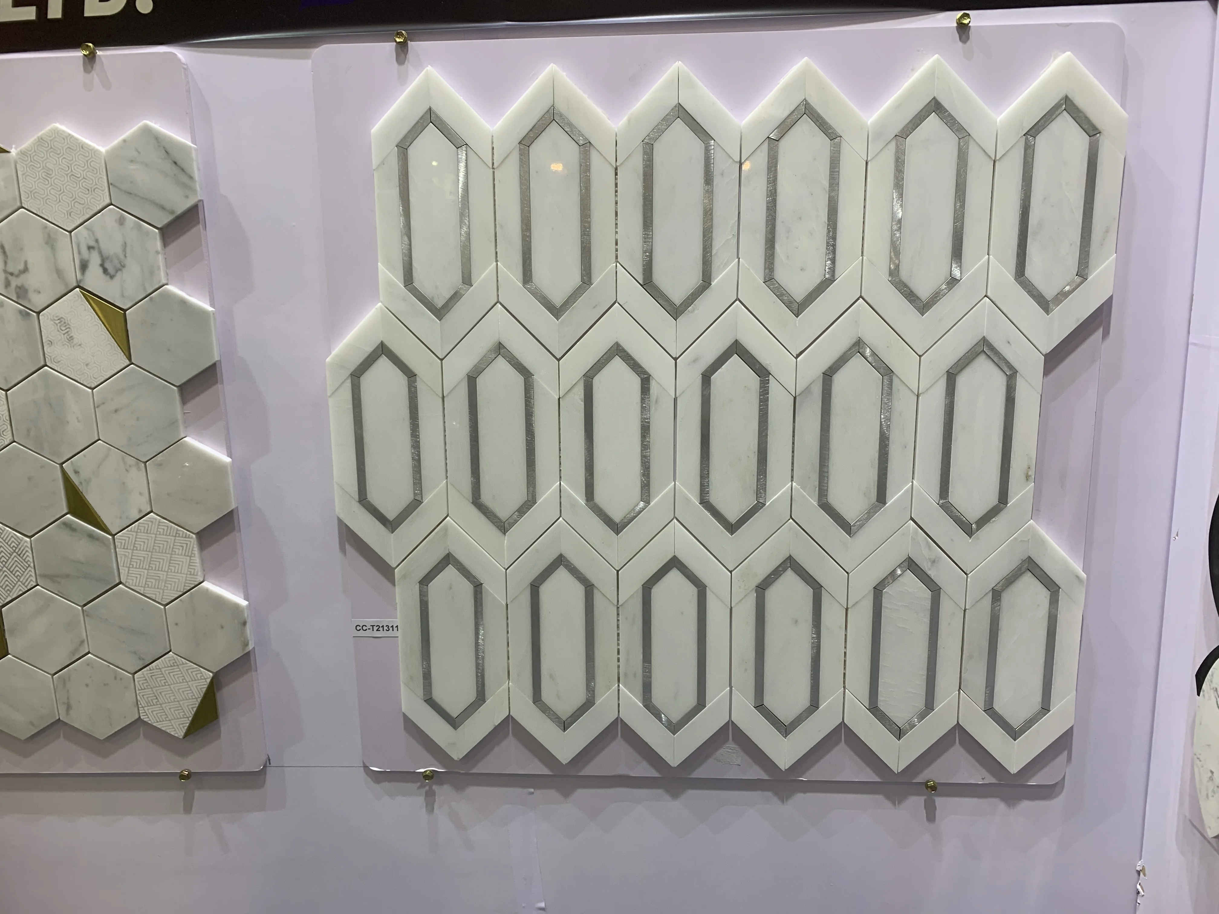 Плитка для бассейна керамическая мозаика внутреннего наружного дизайна мраморный водоструйный медальон