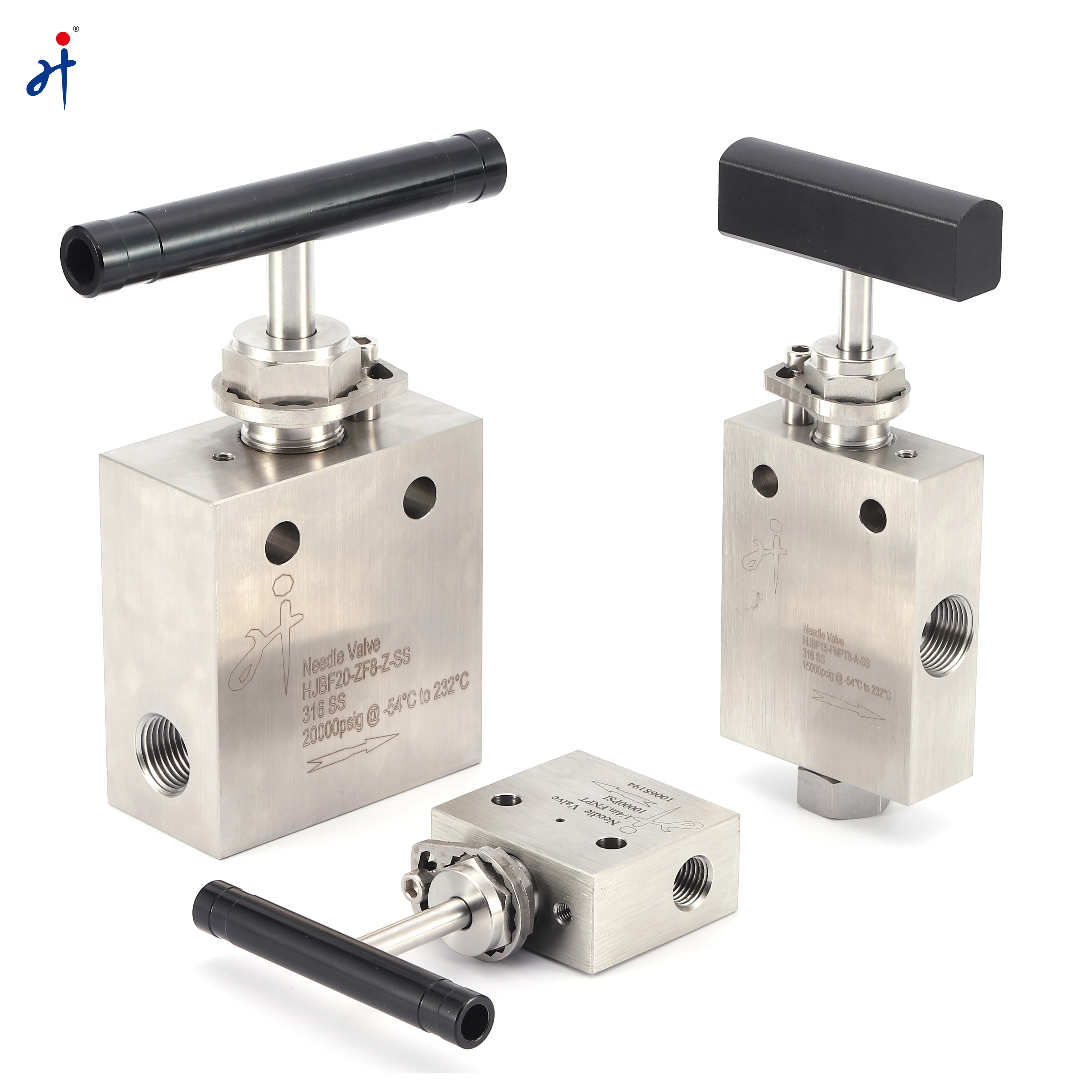 Ss 316L Straight Pattern Hydrogen Gas Valve 20000 Psi Super High-Pressure SS316 Needle Valve