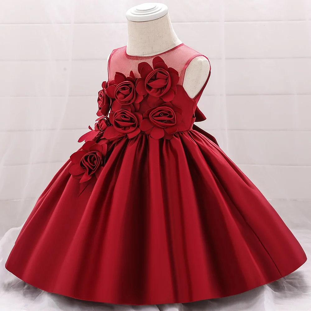 
Baby Girls Formal Wedding Party Evening Party Wear Dress Birthday Wear Gowns 