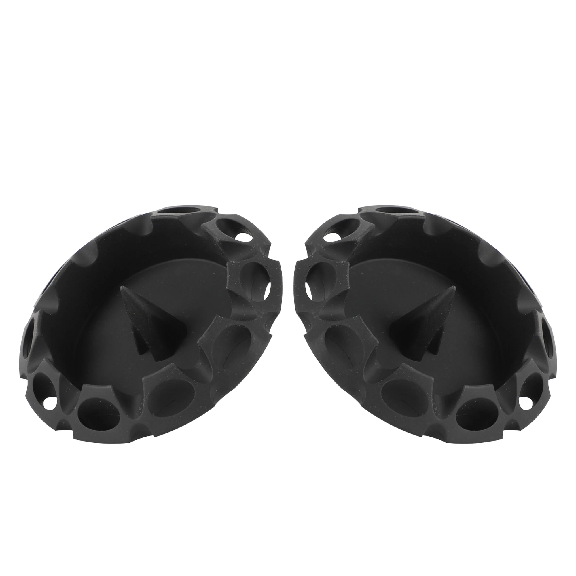 UKETA Customized round Silicone Ashtrays Durable Dishwasher-Safe Easy Cleaning Slot Holders Smoking Accessories Bowl Pipe Poker