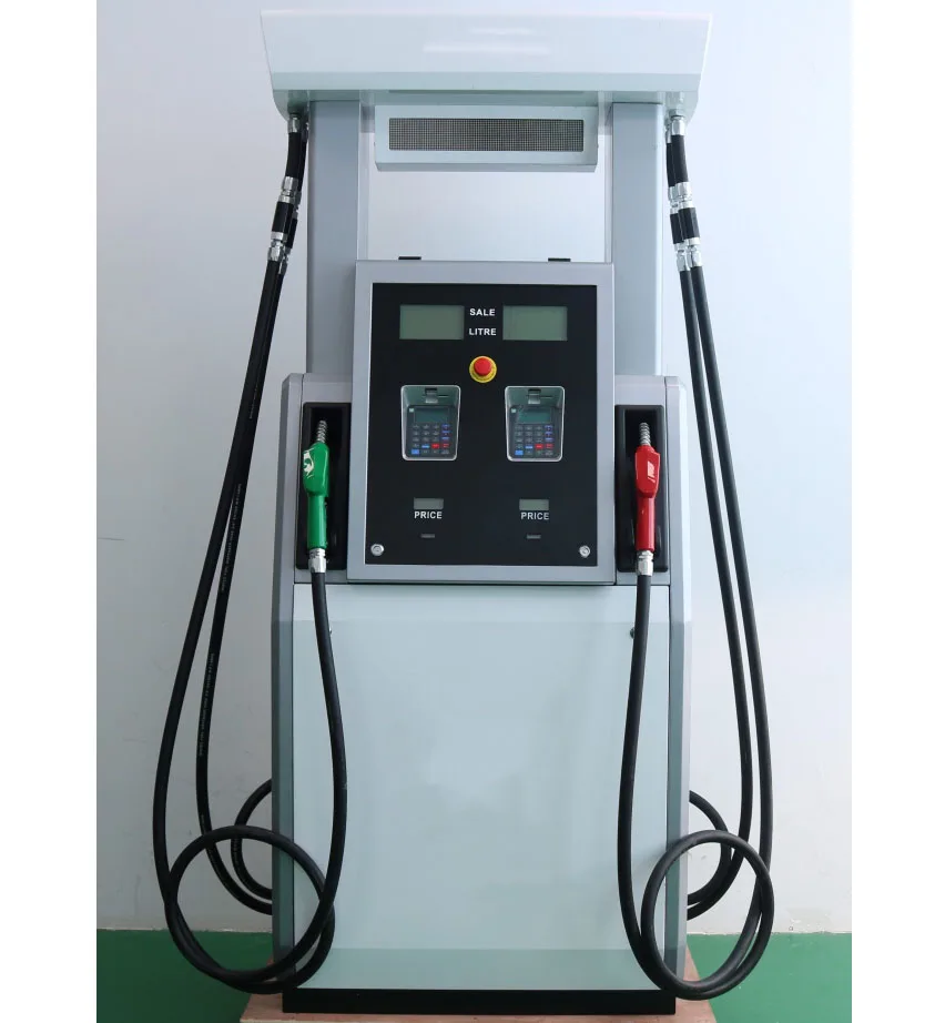 Ecotec Submersible Type Four Nozzles Fuel Dispenser with TV and for Gas Station of Oil Company