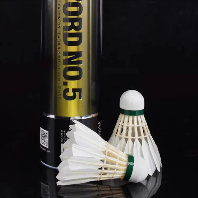 training duck hair goose cork resistant play professional gard hitting badminton professional hard hitting badminton