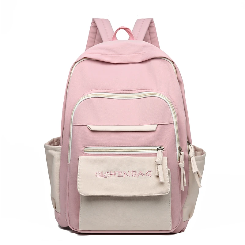 Bestwill Large Capacity Fashion Multi-color Girls School Backpack Nylon Shoulders Backpack For Children School Bags