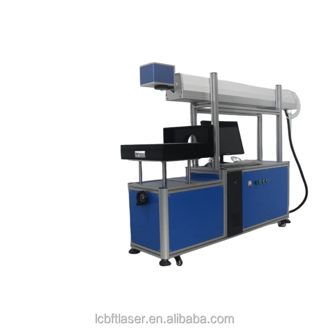co2 glass tube galvo laser marking machine wood fabric leather high speed laser engraving machine
