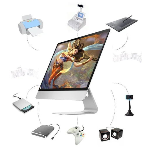 18.5 inch core i3 i5 dual-core HD Graphics 4GB 8GB 256GB touch screen all-in-one pc desktop computer set all in one computers