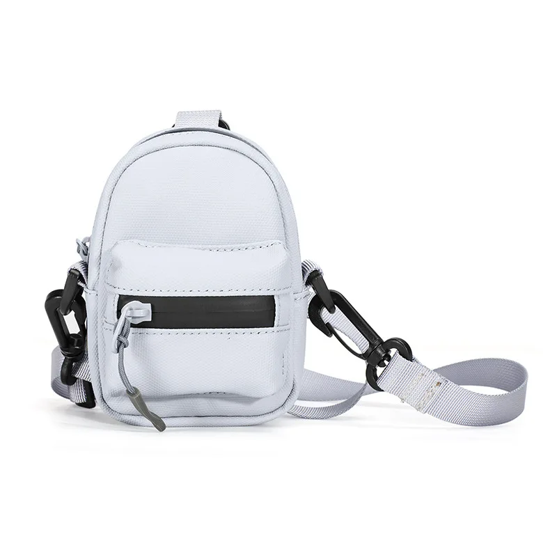 Оптовая продажа, высококачественный мини-рюкзак в форме кошелька для монет, сумка для ключей для женщин и мужчин с плечевым ремнем