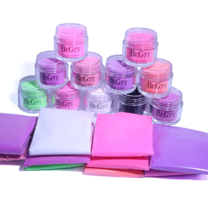 Factory  OEM 11 colors  3 in1 KG/bag acrylic and Powder in Bulk No Marbling Fine Consistency Acrylic Powder for Nails Salon