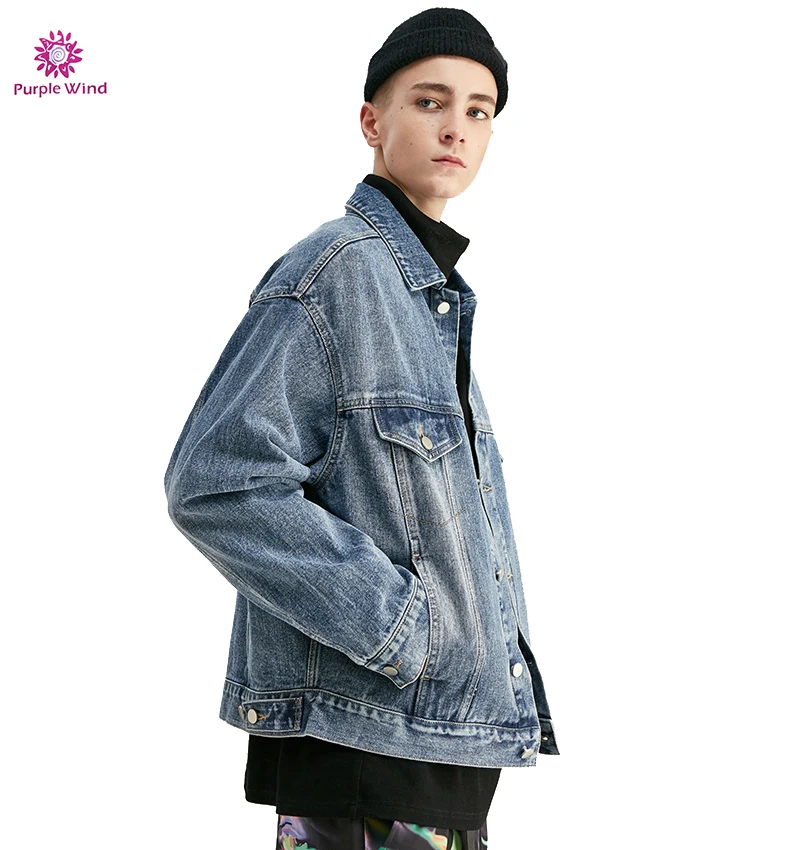 New model ins popular style denim jacket boy custom jean fashion jackets men