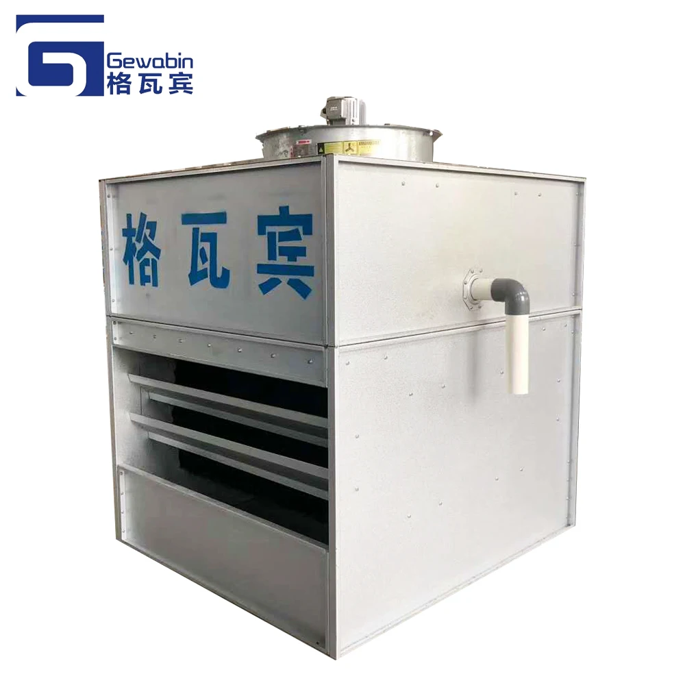 
china imeco cooling tower fluid circulates evaporative inside the coil condenser 