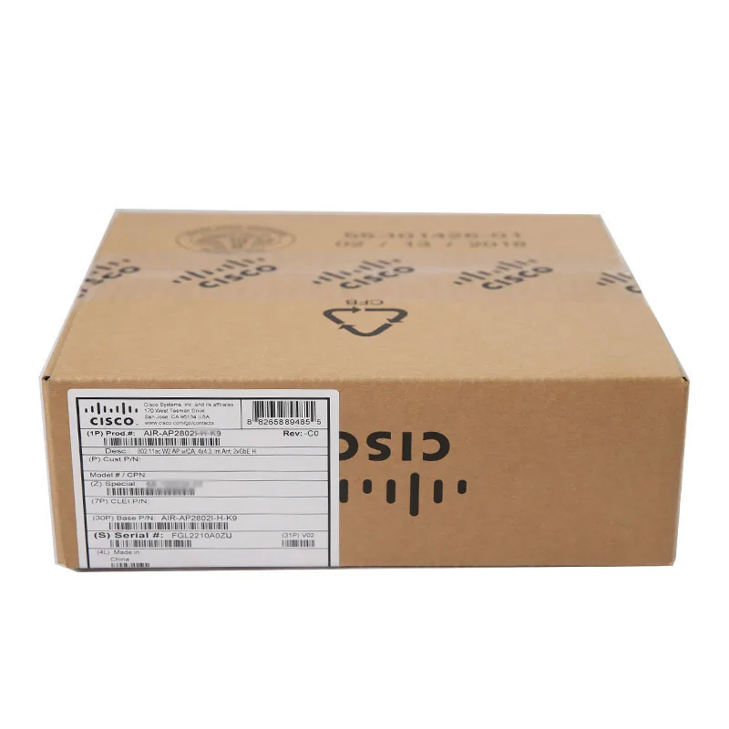 AIR-AP1832I-E-K9 1832i 802.11ac Wave 2; 3x3:2SS; Int Ant; E Reg Domain access point