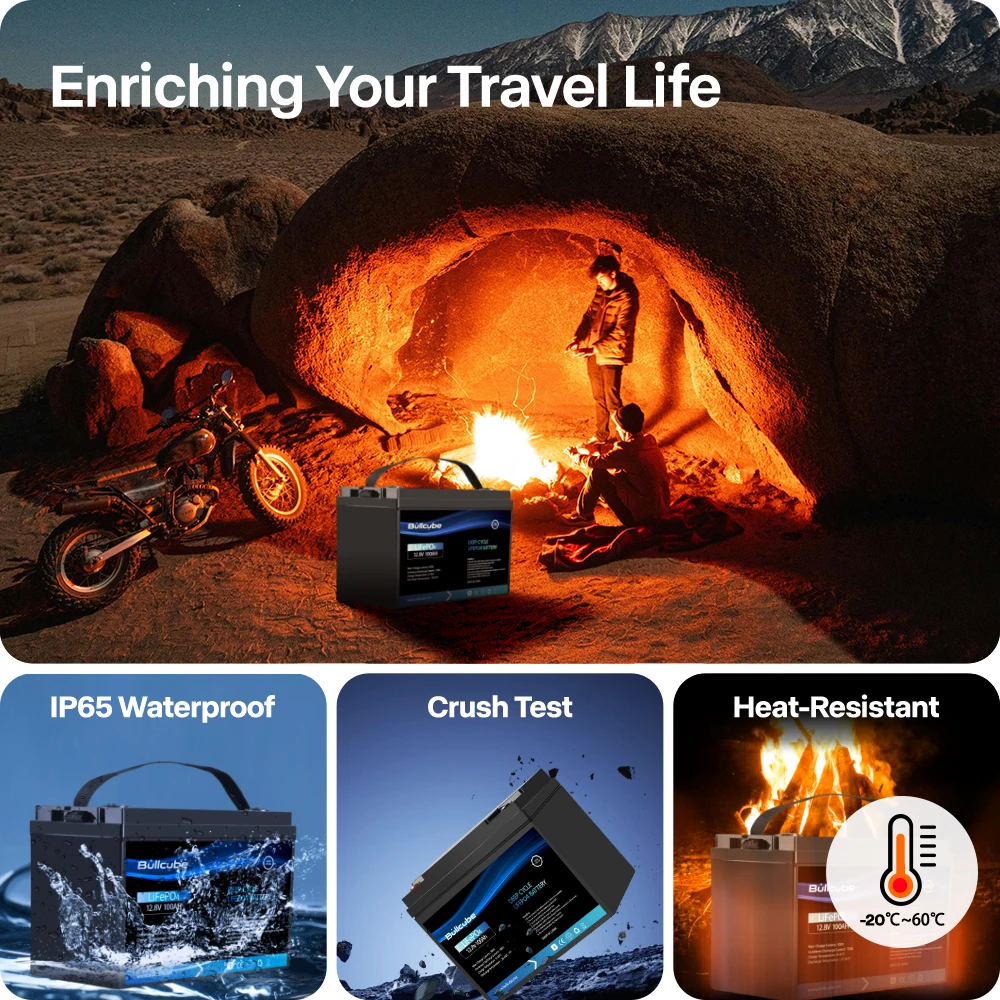 Bullcube 200ah 12v lipo battery 2560wh 12v rechargeable battery accept oem&odm 12v 200ah lifepo4 battery
