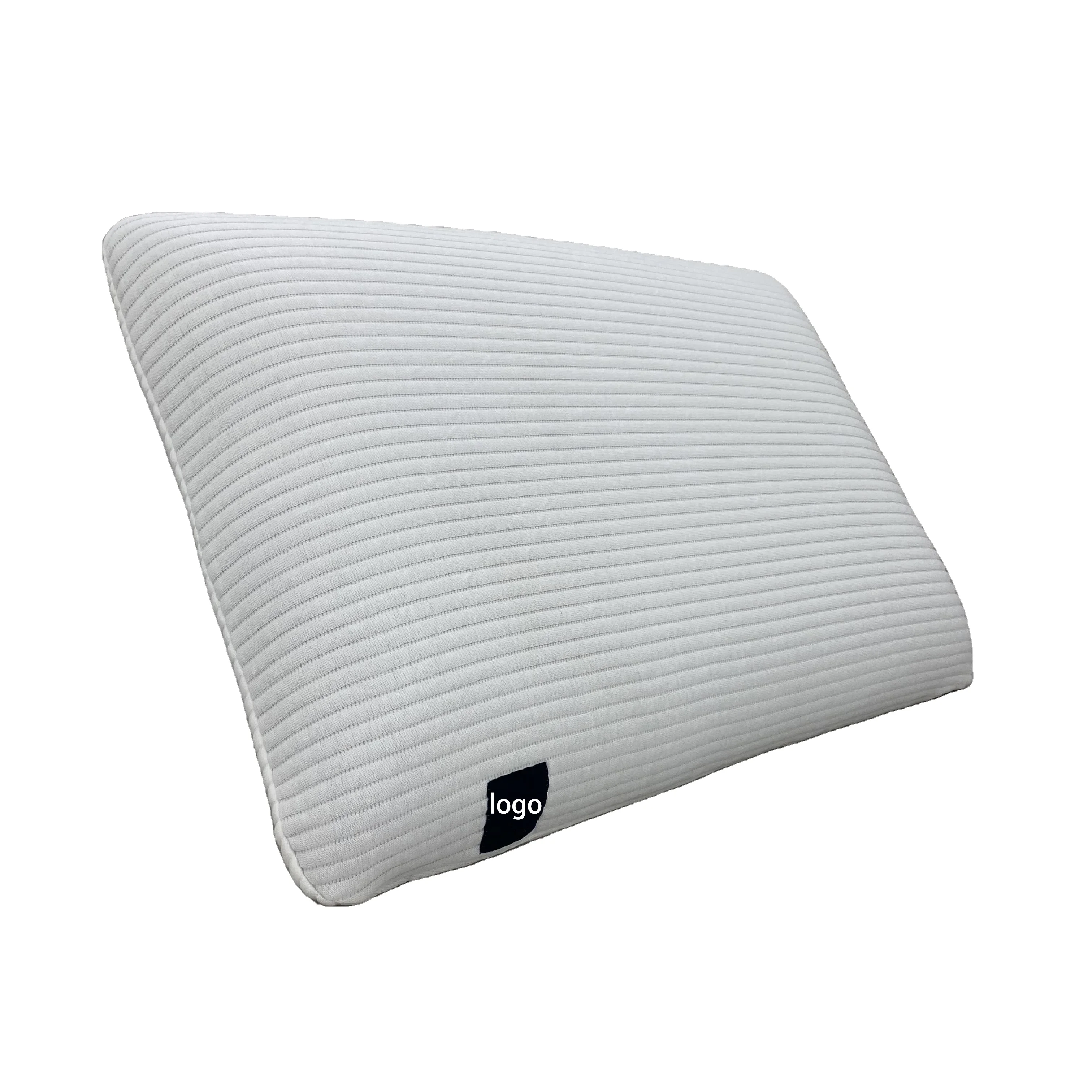 Опора для шеи Tencel, эргономичный дизайн, логотип на заказ, этикетки, Шейная Подушка с эффектом памяти