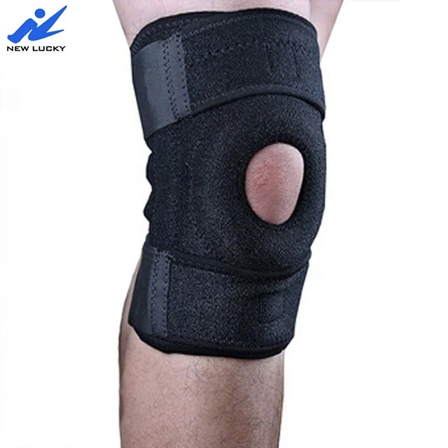 Neoprene Knee Support Open Patella Hinged Knee Brace Stabilizer Joint Support Knee Pads