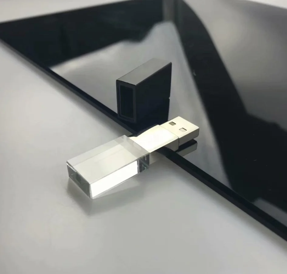 
classic crystal USB flash drive 2GB pendrive 4GB USB memory stick 16GB with customized logo 