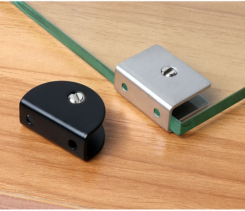 Jinnate Glass Clip Stainless Steel Glass Clamps Metal Glass Clamp