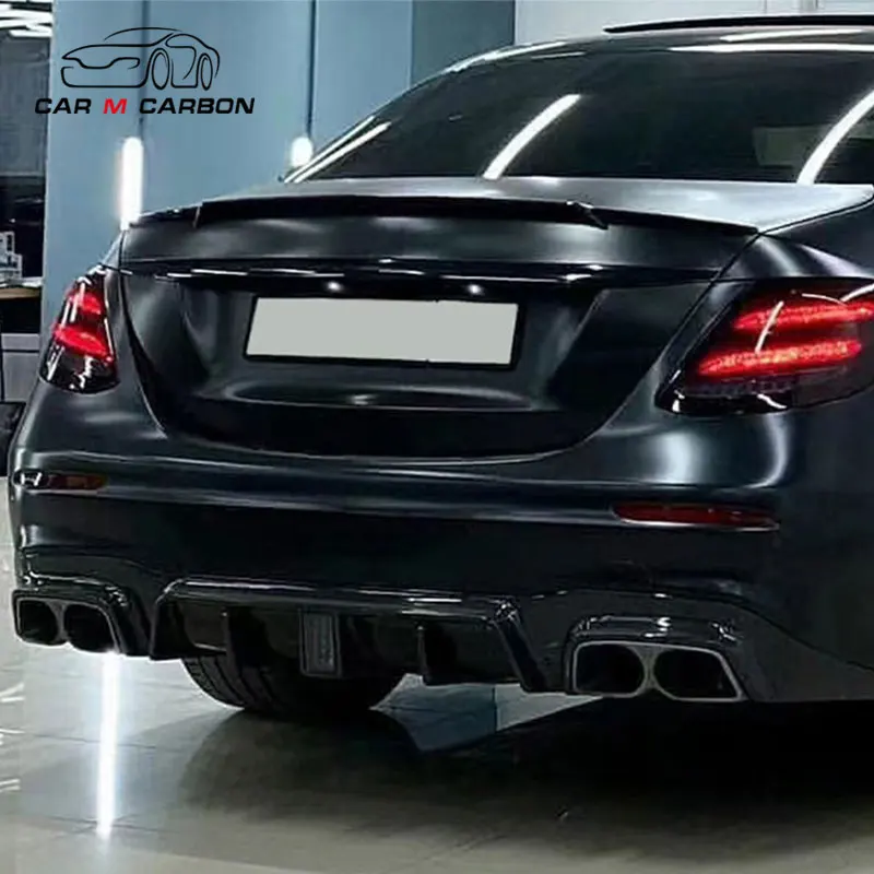2017-20y W213 E63 до ракеты B900 сухой комплект кузова из углеродного волокна автозапчасти спойлер заднего крыла для Mercedes Benz E class