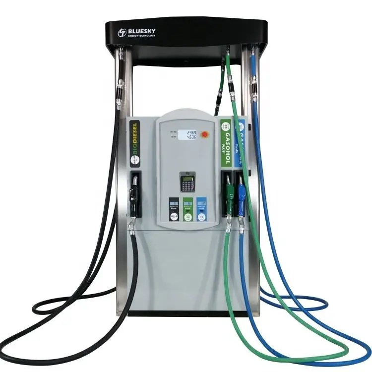 Bluesky Wholesale Cheap Price Fuel Dispenser Machine Petrol Dispenser 6 Nozzle Pump Petrol Dispenser