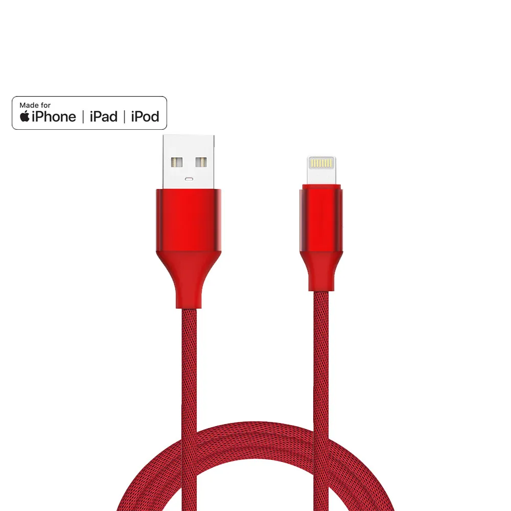 Для Apple Mfi Сертифицированный пользовательский 1 м Плетеный Usb от A до Lightning C89 кабель для быстрой зарядки а