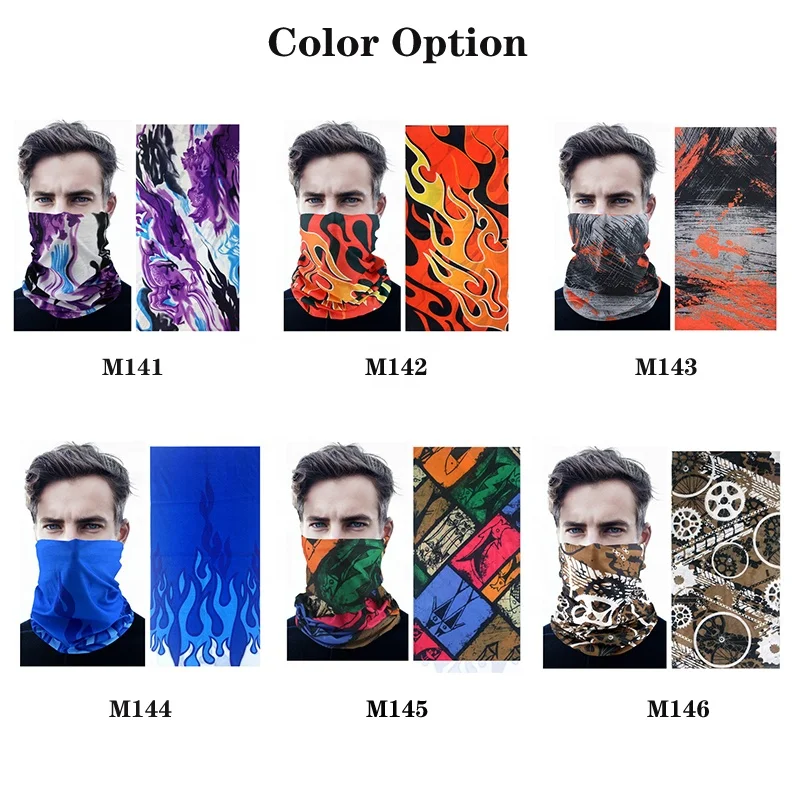 Low Price Custom Skull Seamless Tubular Bandana Tactical Headwrap Scarf Clown Mask Hiking Neck Gaiter Hunting Tube Face Mask