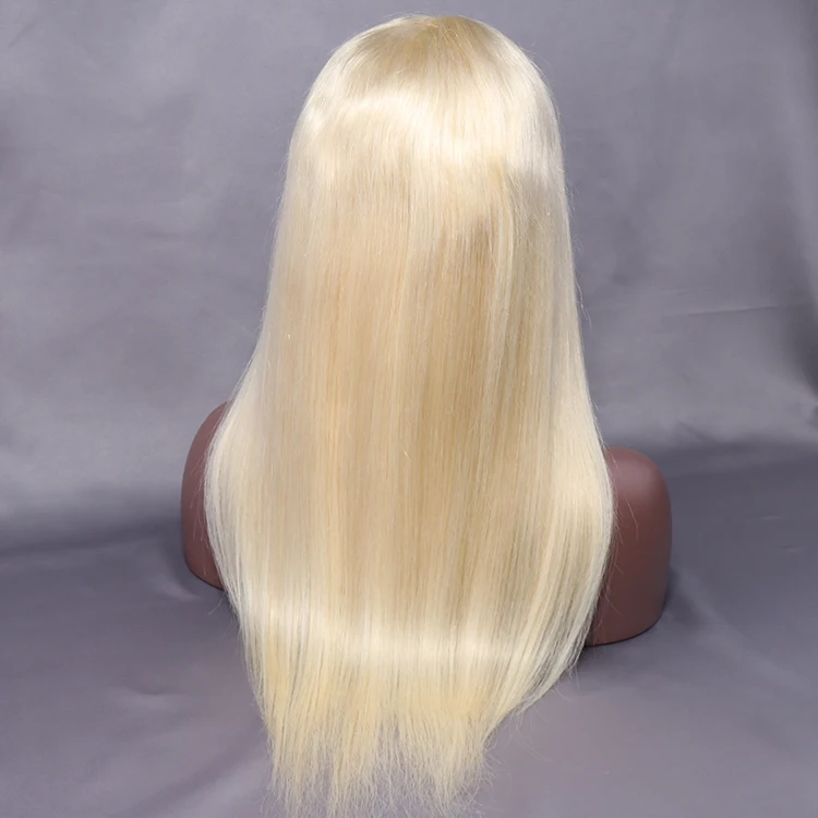 150% 180% Density Honey Blonde Lace Front Wig, 100% Virgin Brazilian 613 Lace Front Wig Human Hair, Ash Long 613 Lace Front Wig
