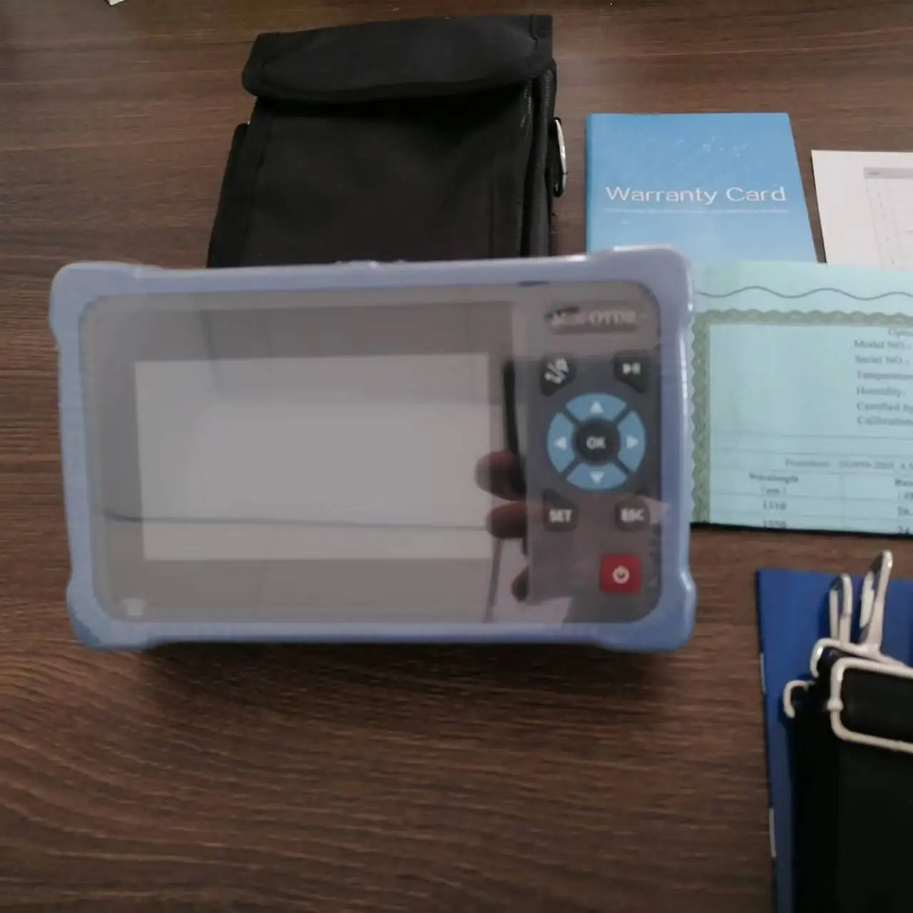 4.3 inch 12-in-1 Mini OTDR NK 4000 1310/1550nm 26/24dB touch screen Handheld multi functions Tester Gpon otdr NK4000