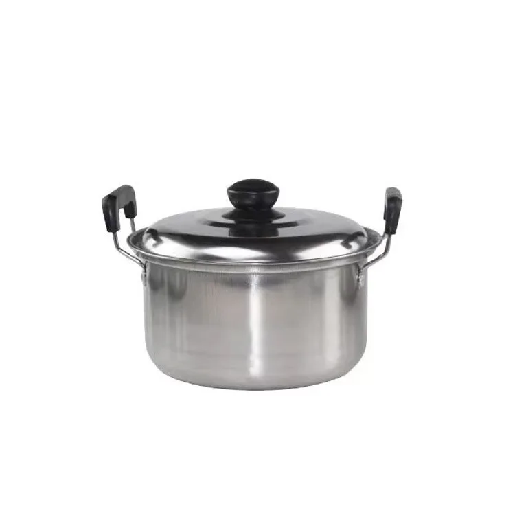 10 Pcs Kitchen Accessories  Stainless Steel Cookware Set Cooking Pot With Steel Lids