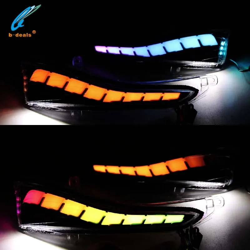 Цветной СВЕТОДИОДНЫЙ динамический поворотник RGB для зеркала заднего вида Infiniti Q50 Q60 Q70 QX30 QX50 QX60 QX70
