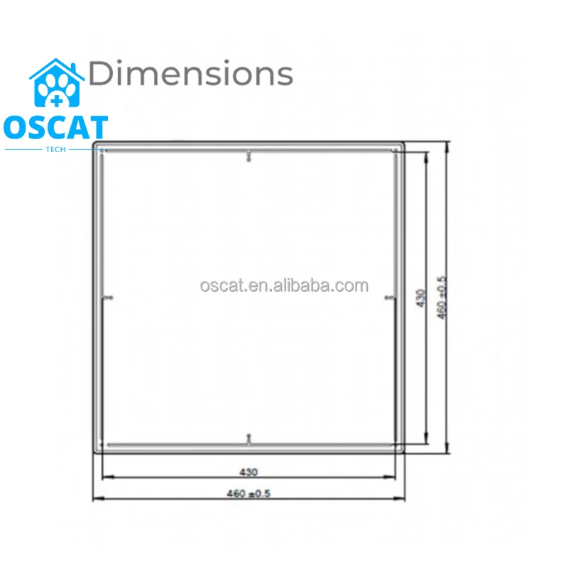 OSCAT Veterinary Equipment CareRay China Alta Calidad Fabricante Digital Motion X Ray Equipo De Flat Panel Detector