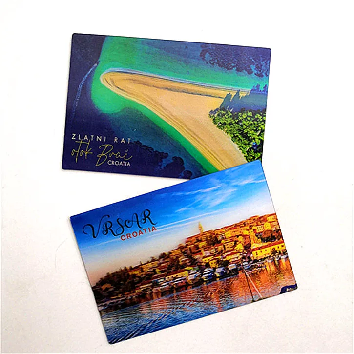 High quality promotional lenticular 3d fridge magnet tourism, 3d refrigerator magnet for tourist