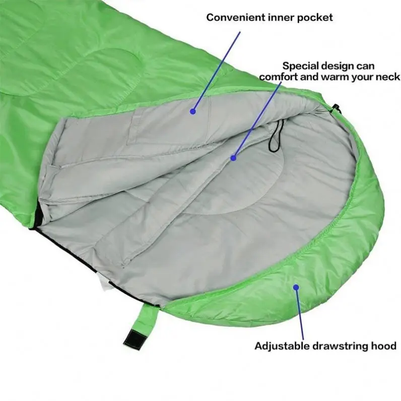 Low MOQ Waterproof Sleeping Bag Lightweight For Camping And Hiking