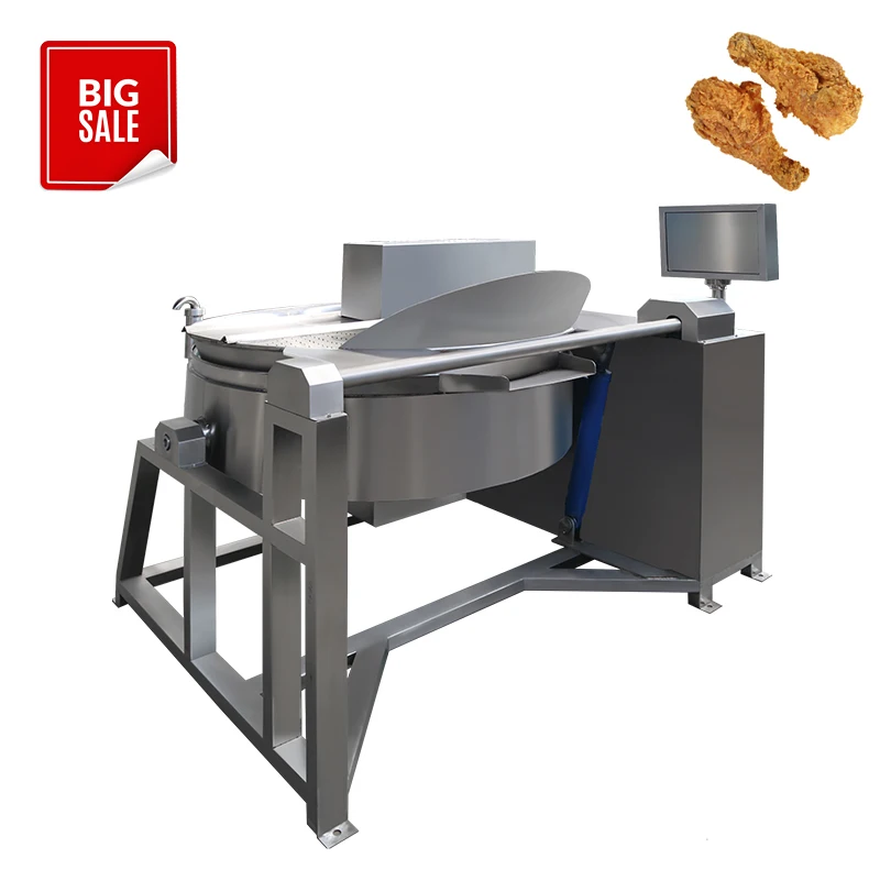 Industrial Commercial Automatic Sauce Frying Machine Cooker Mixer Stainless Steel Jacketed Cooking Pot With stirrer