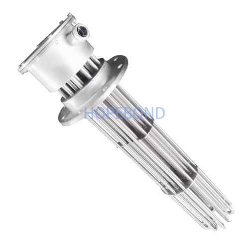 Customize 3phase 380v 480v flange immersion heater for oil tank