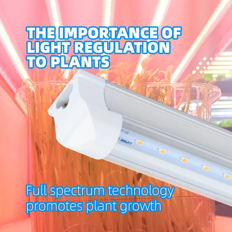 hydroponic full spectrum 120cm led grow Strip grow led tube 18w 28w 2ft 4ft t8 led grow light