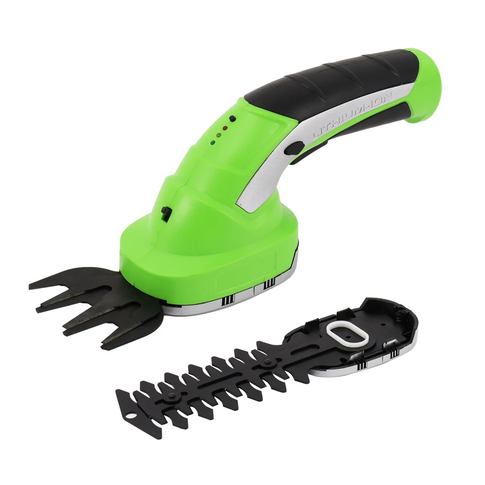 3.6V Garden Hedge Trimmer Mini Electric Cordless Battery Grass Shear Grass Cutter with Long Extend Pole