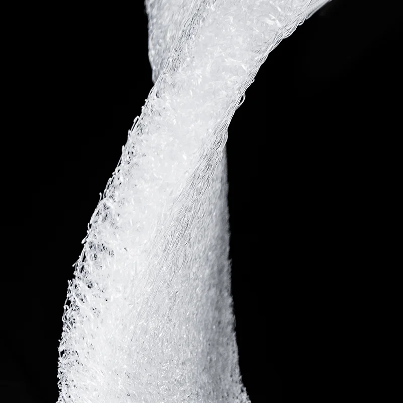 Skylee high resilience cooling breathable washable 4D POE vermicelli high density air fiber polymer customized bed mattress