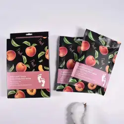 OEM/ODM custom logo gentle peeling off dead skin exfoliating calluses magic foot mask