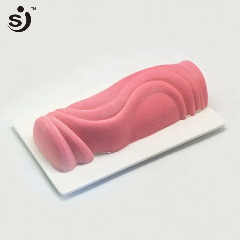 Hot Sale 3D Pillow Shape Silicone Reusable Rectangle Silicon Mousse Chiffon Cake Mold