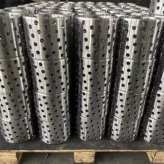 Oil-free bushing holder assembly Standard flange type Built-in copper alloy bushing type
